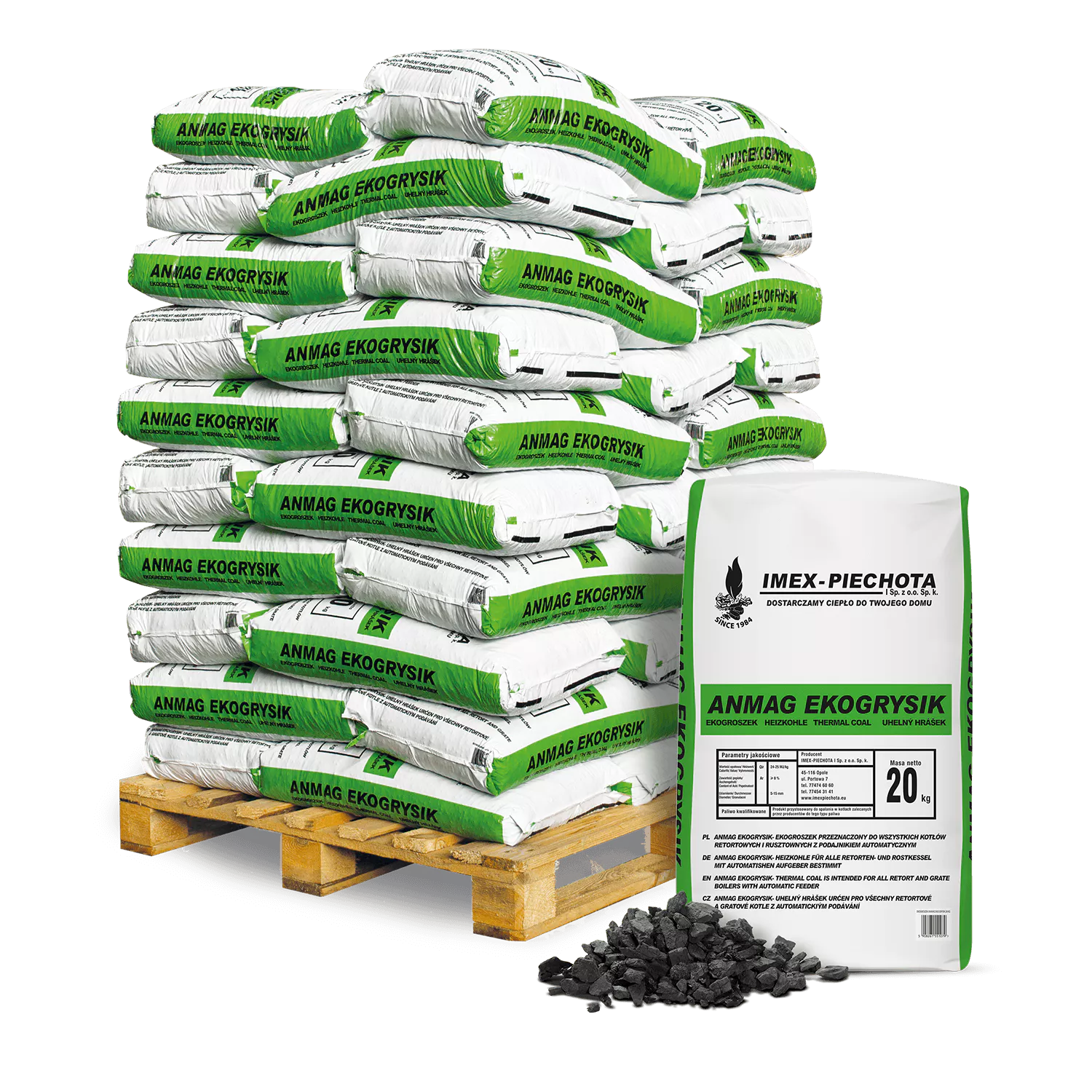 Steinkohle 5 – 15 mm 50 x 20 kg